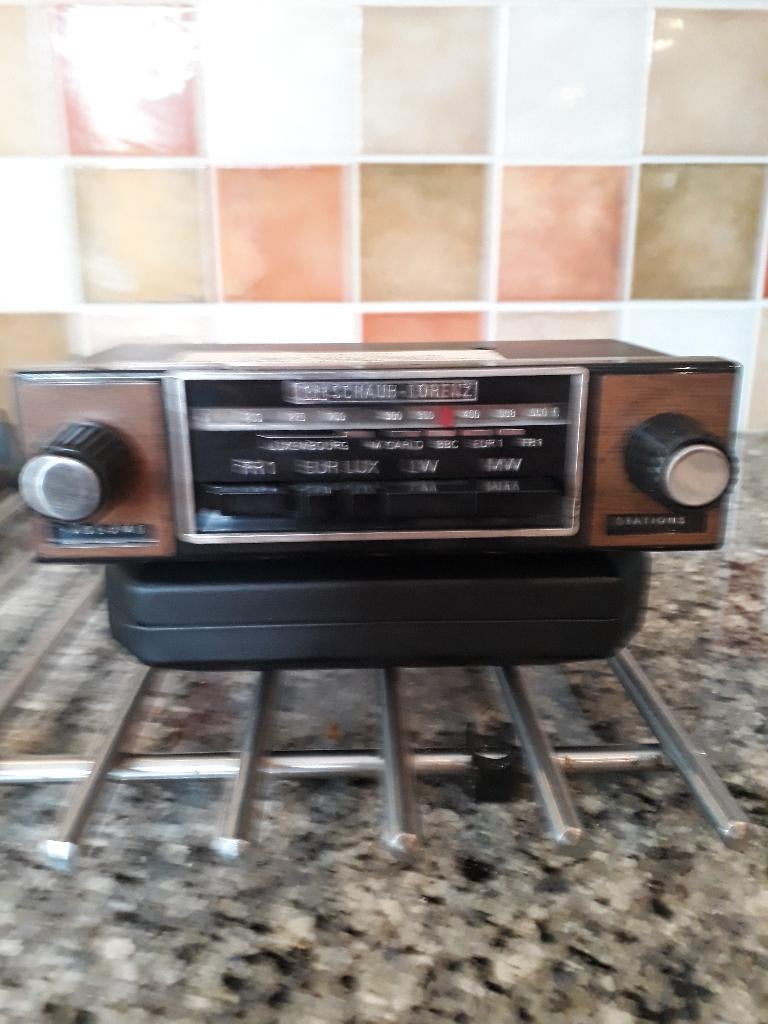 vintage auto radio, Ophalen, Gebruikt