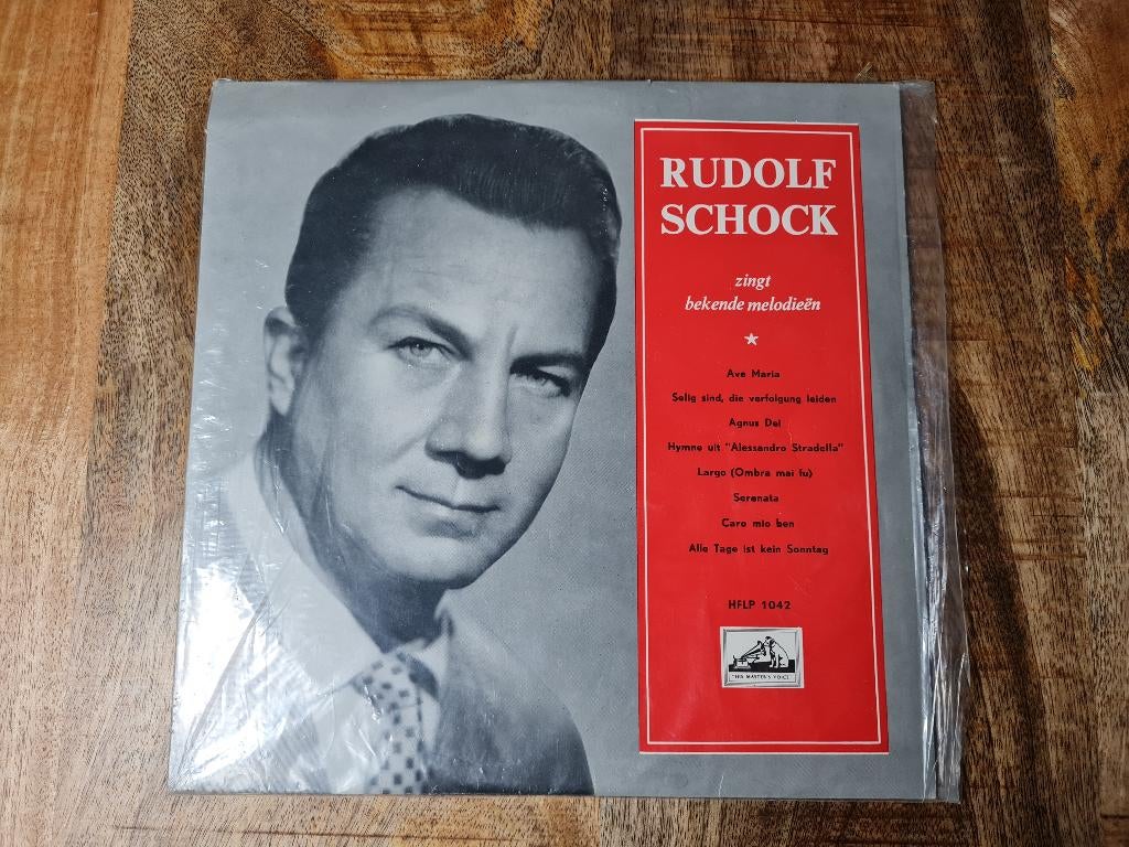 Rudolf Schock - Zingt Bekende Melodieën Vinyl 10 inch, Kamermuziek, 10 inch, Ophalen of Verzenden, Zo goed als nieuw