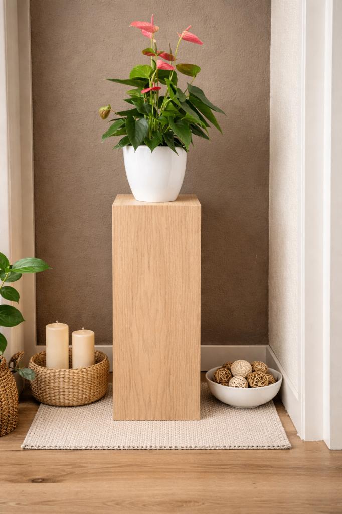 Eiken fineer sokkel | zuilen eikenfineer op maat gemaakt, Ophalen of Verzenden, Nieuw