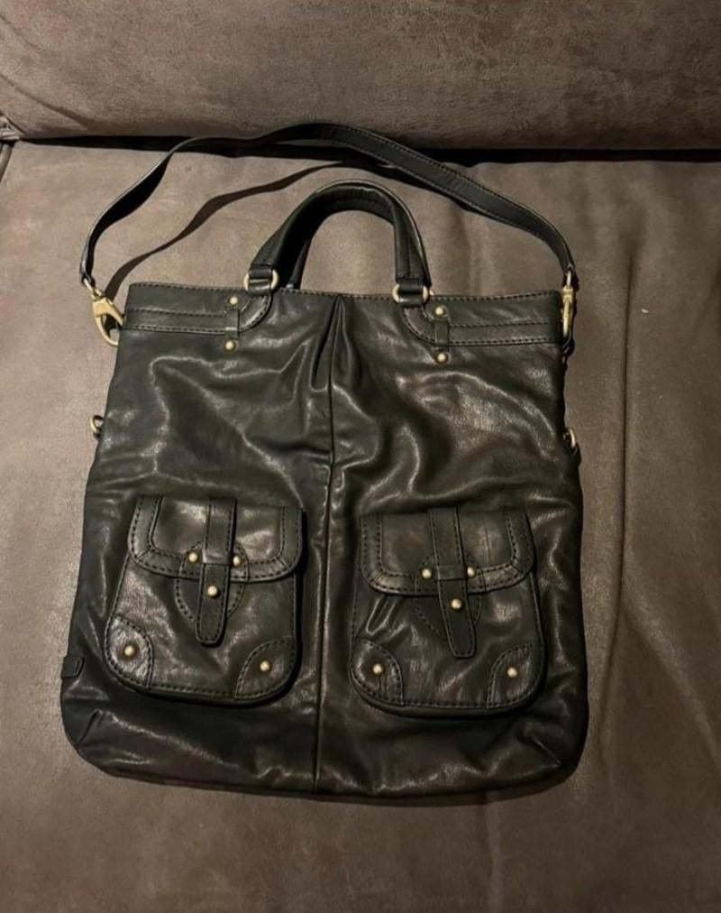 UGG nieuwe zwarte leren tas schoudertas handtas crossbody, Ophalen of Verzenden, Nieuw, Zwart, Leer