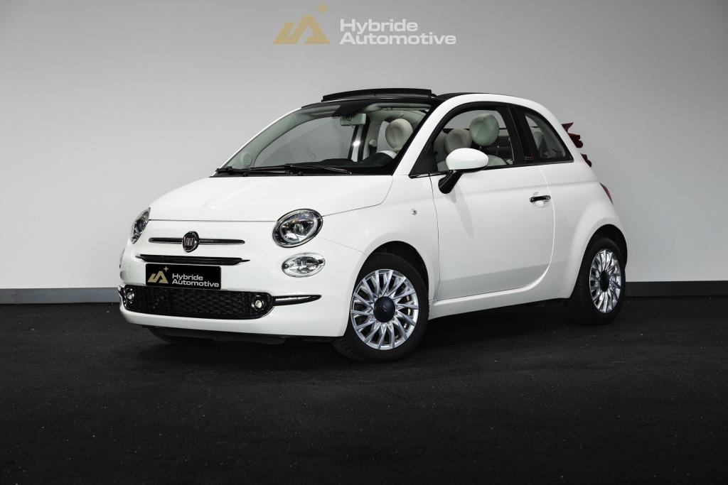 Fiat 500 0.9 TwinAir T Lounge | CarPlay | Climate Control |, 12 maanden, Stof, Wit, Bedrijf