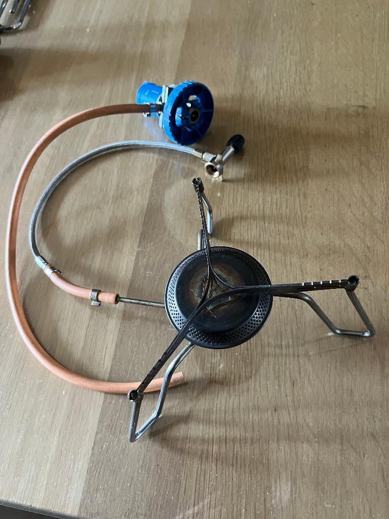 Tistan camping gas brander, Caravans en Kamperen, Kampeeraccessoires, Ophalen of Verzenden, Zo goed als nieuw