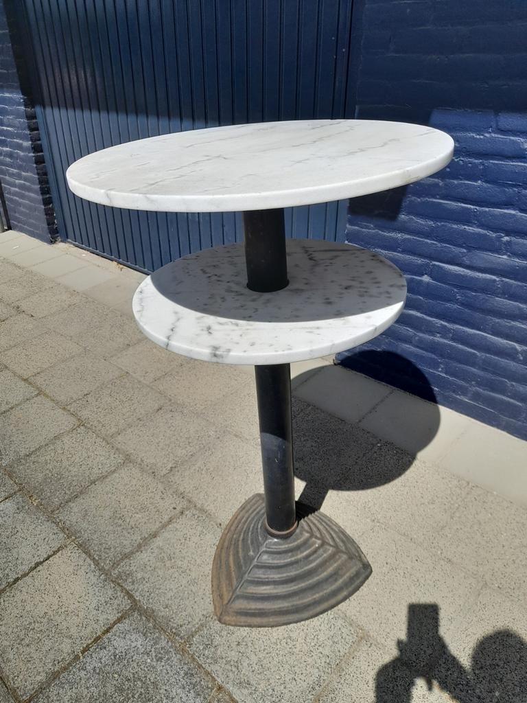 Tuintafel, statafel, Ophalen, Gebruikt, Rond, Metaal