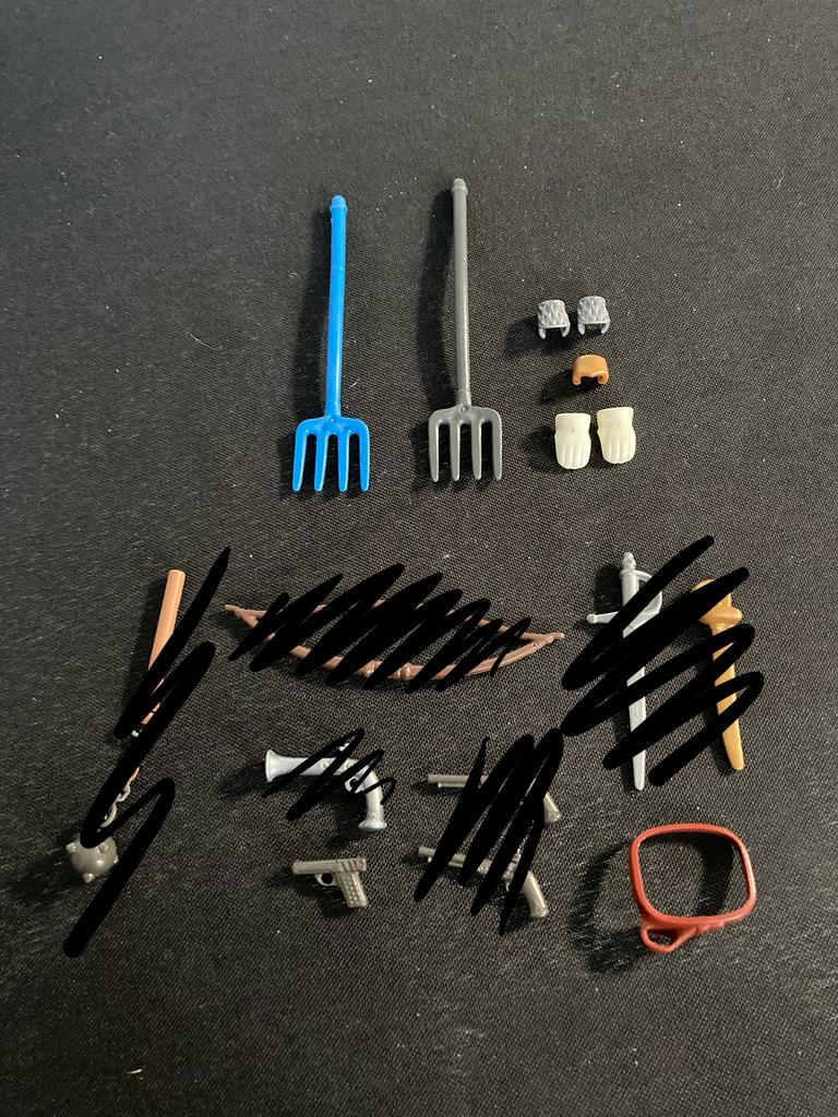 Playmobil pistool, riek ed…, Ophalen of Verzenden, Zo goed als nieuw