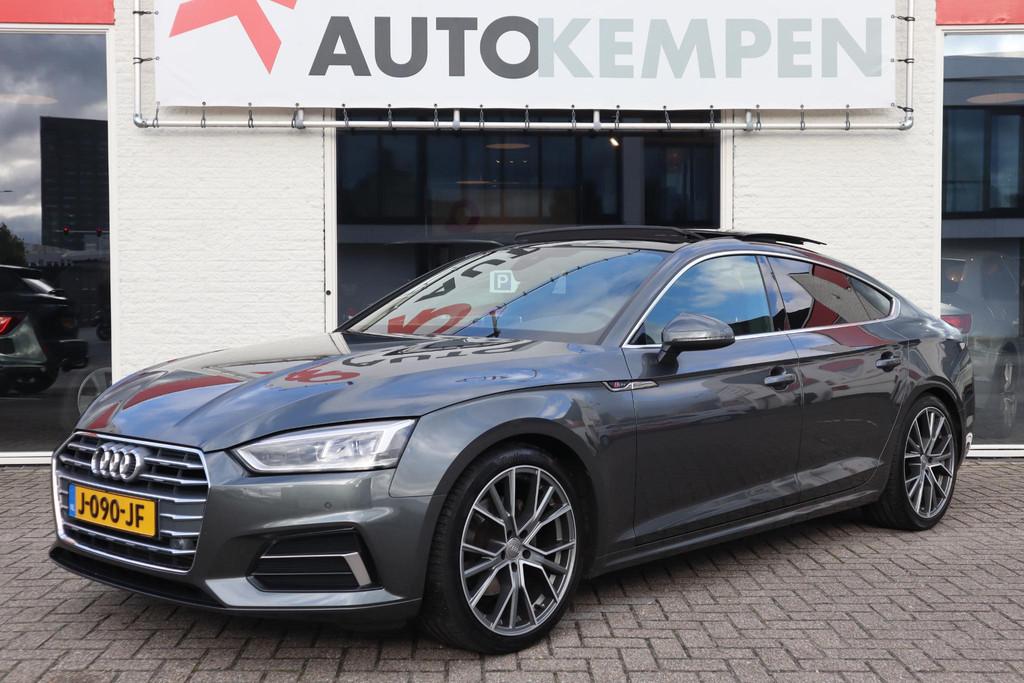 AUDI A5 SPORTBACK 40 TFSI DESIGN S-LINE PLUS PANORAMADAK|NAV, Gebruikt, 1984 cc, Bedrijf, 750 kg