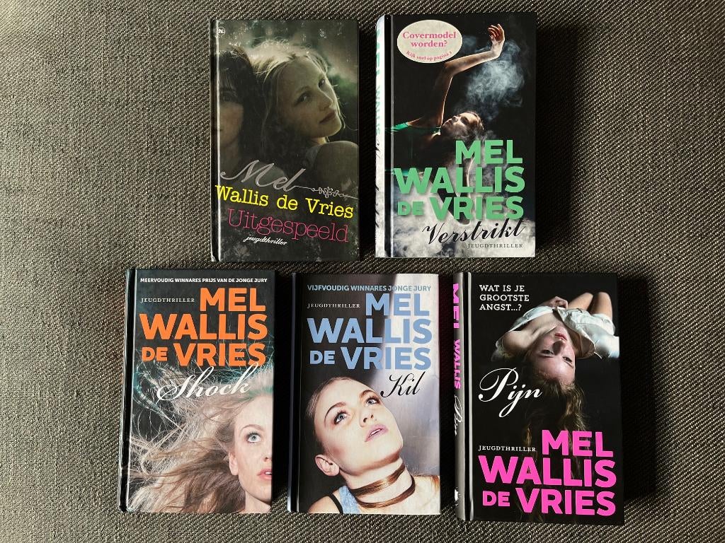 Mel Wallis de Vries - UITGESPEELD VERSTRIKT KIL SHOCK & PIJN, Ophalen of Verzenden, Zo goed als nieuw, 5 x Mel Wallis de Vries