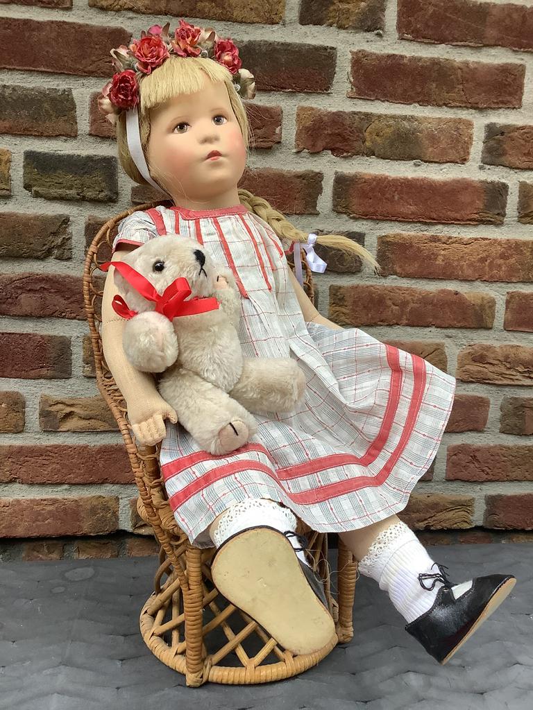 Antieke Kathe Kruse 50 cm ., Ophalen of Verzenden, Zo goed als nieuw, Pop