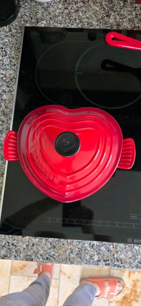 Le Creuset braadpan hartvormig NIEUW, Ophalen of Verzenden