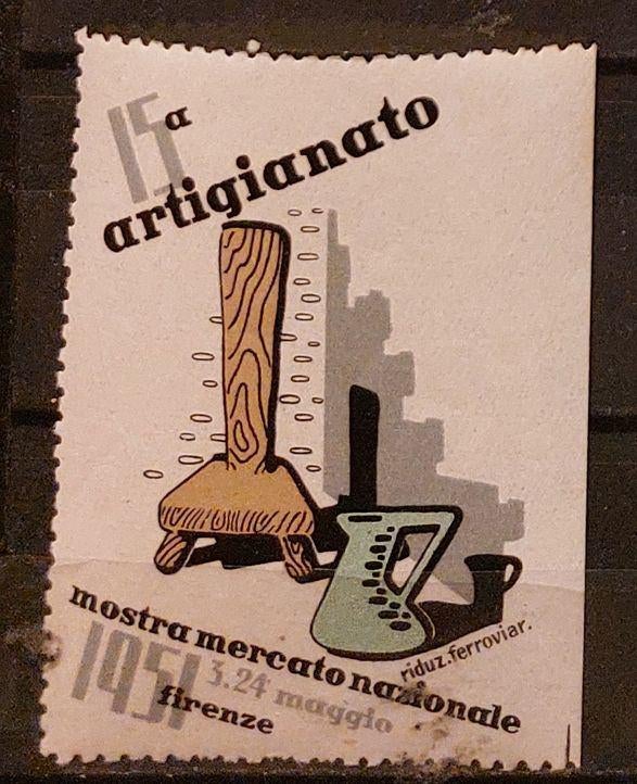 Italië cinderella 15e nationale ambachtsbeurs 1951, Ophalen of Verzenden