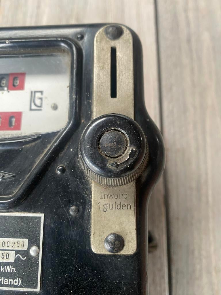 Vintage Kilowatt-Uren Wisselstroommeter Landis & Gyr, Ophalen of Verzenden