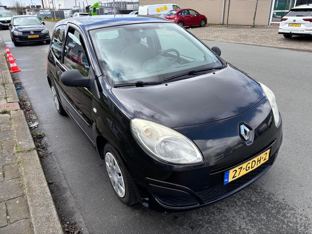 Renault Twingo 1.1 2008 Zwart, Auto's, Renault, Voorwielaandrijving, Twingo, 31 €/maand, 4 cilinders
