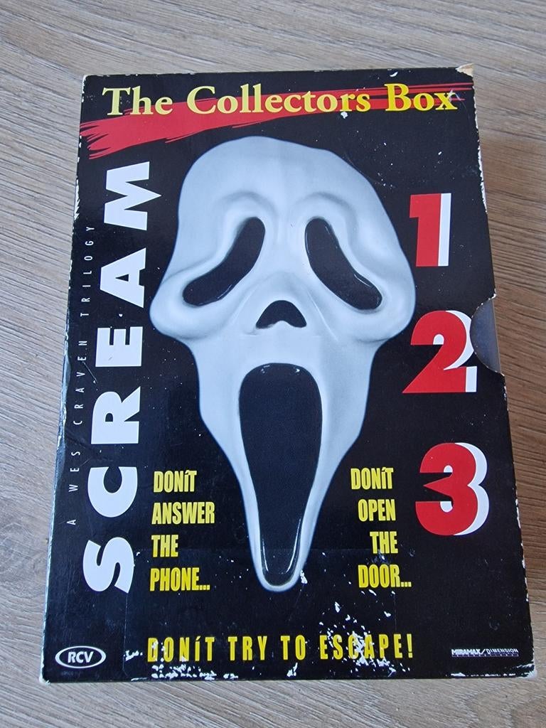 Scream Trilogie Boxset (DVD) - Horror Klassieker, Gebruikt, Vanaf 16 jaar, Slasher, Boxset
