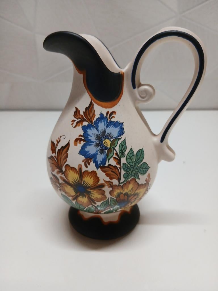 Vaasje Modica Gouda-plateel (14,5cm hoog), Antiek en Kunst, Antiek | Vazen, Ophalen of Verzenden