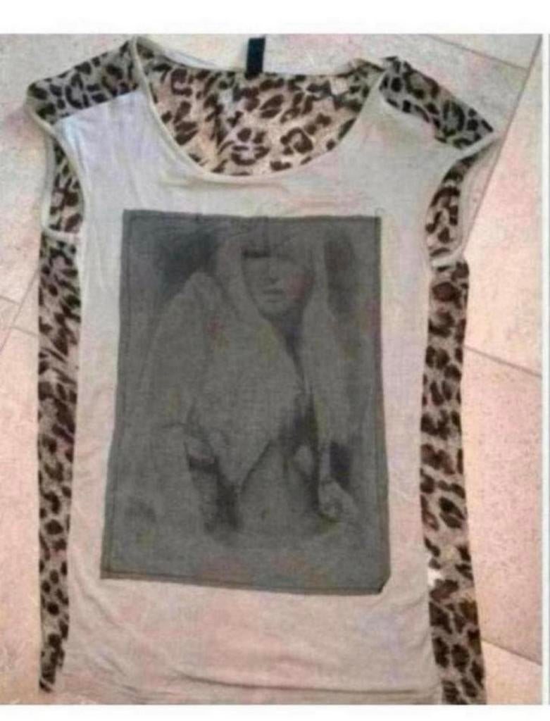 Coolcat top maat M tijgerprint, Kleding | Dames, Maat 38/40 (M), Overige kleuren, Ophalen of Verzenden, Korte mouw