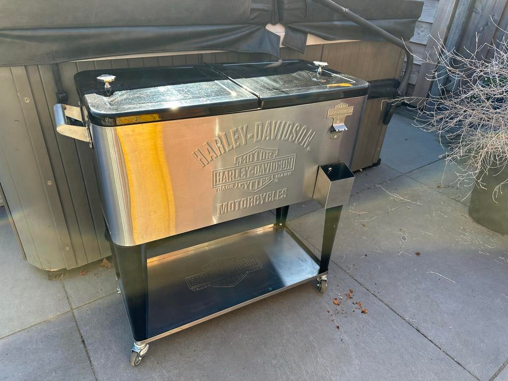 Harley Davidson Cooler voor Mancave/Garage, Ophalen of Verzenden, Gebruikt
