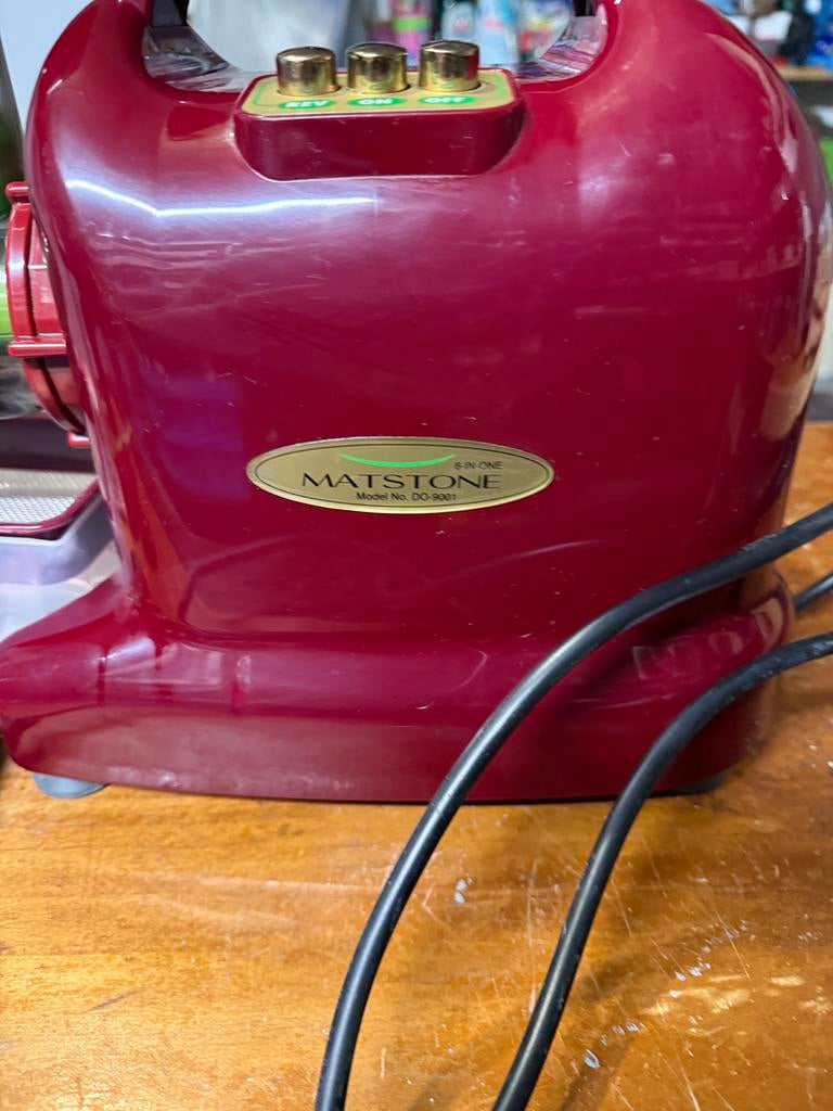 Matstone slowjuicer DC-9001, Ophalen, Gebruikt, Elektrisch, Slowjuicer
