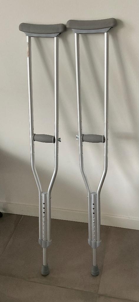 Okselkrukken, Diversen, Loopkrukken, Ophalen, In hoogte verstelbaar, Nieuw