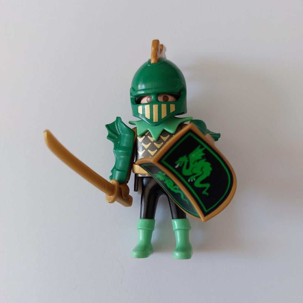 Playmobil - Groene drakenridder (4586), Kinderen en Baby's, Speelgoed | Playmobil, Ophalen of Verzenden, Gebruikt, Complete set