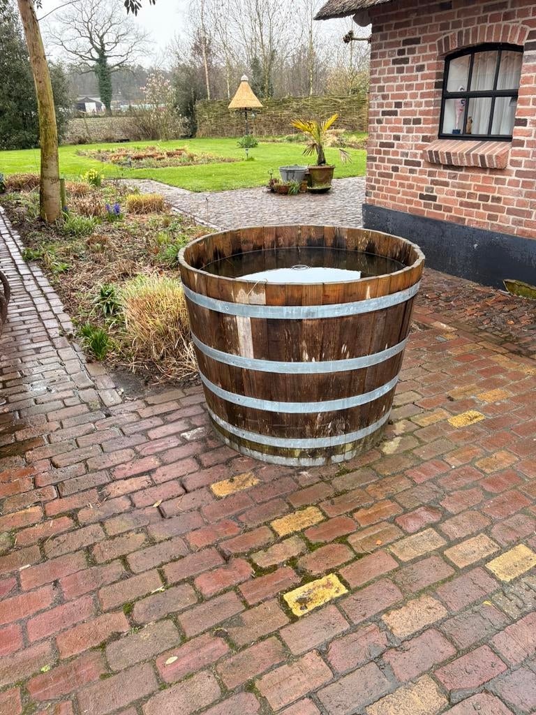 Wijn whiskeyvat, Rond, Ophalen of Verzenden, Zo goed als nieuw, 60 tot 100 cm