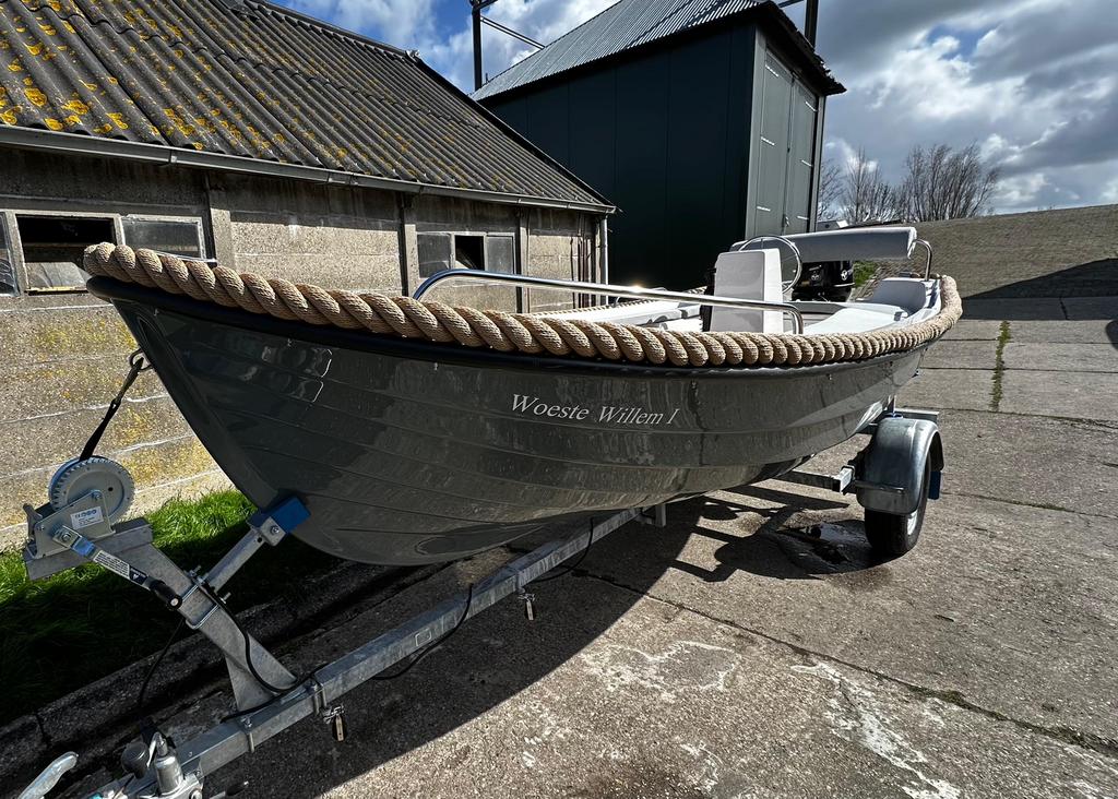 Mooie Sunrise 420 boot met ligplaats in Warmond, Ophalen, Gebruikt, Tot 10 pk, 3 tot 6 meter