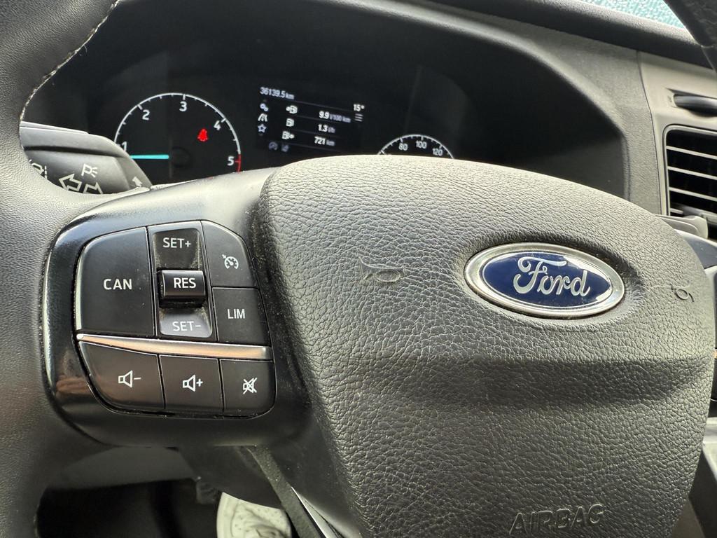 Ford Transit 310 2.0 TDCI L2H2 Trend Automaat l Camera, Auto's, Stof, 4 cilinders, 129 pk, 2065 kg