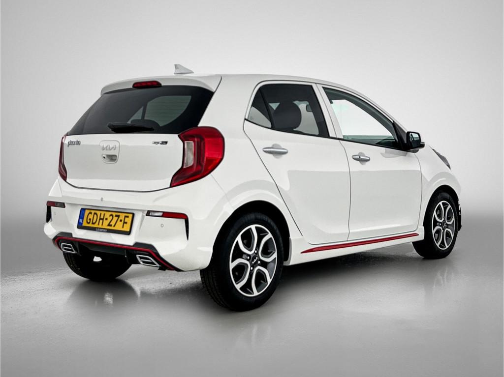 Kia Picanto 1.0 DPI GT-Line Leder | Climate control | BTW Ki, Voorwielaandrijving, 12 maanden, Gebruikt, Zwart