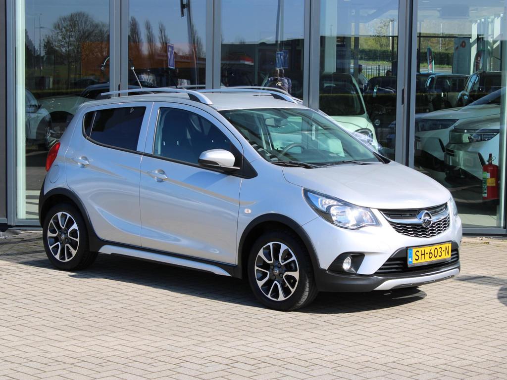 Opel KARL 1.0 Rocks Online Edition AIRCO / PDC / CARPLAY / T, Voorwielaandrijving, Stof, Gebruikt, Origineel Nederlands
