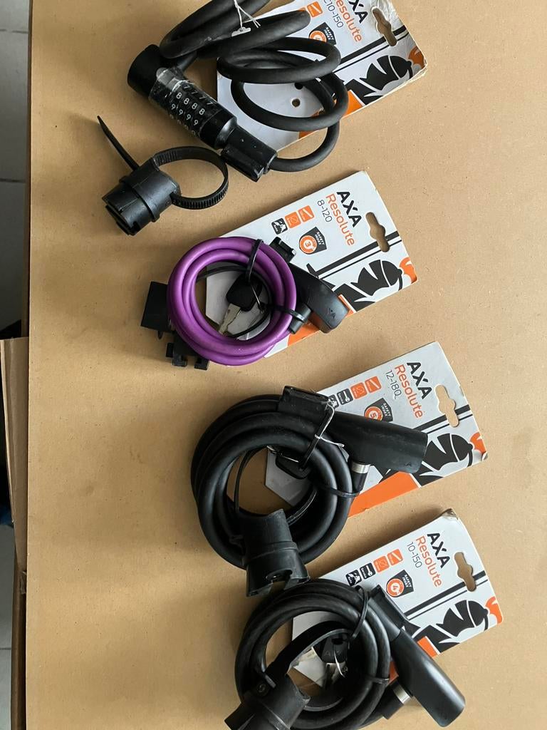 Diverse axa kabelsloten. Nieuw, Ophalen of Verzenden, Nieuw