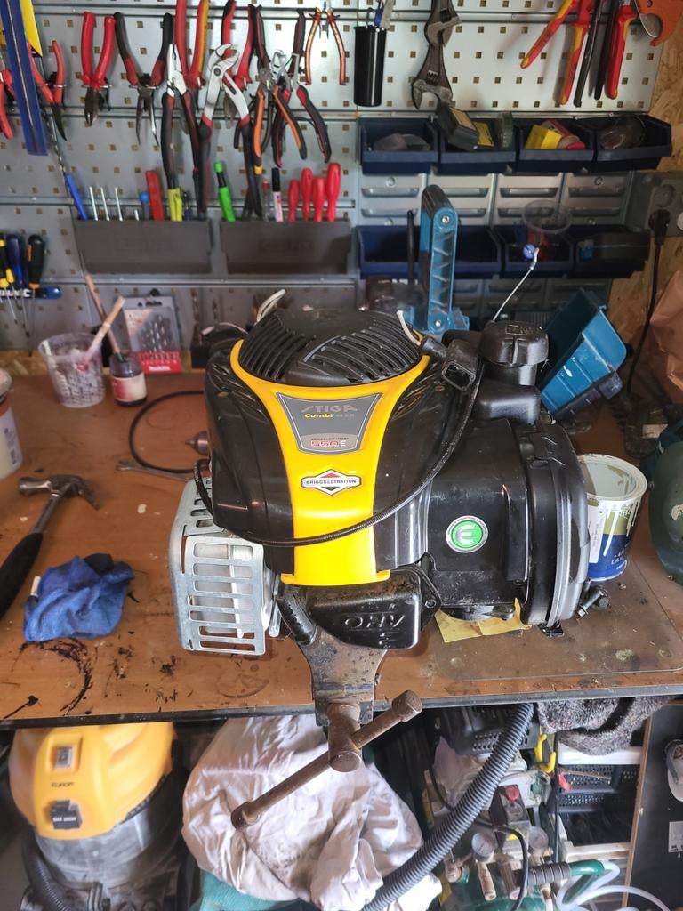 Briggs & Stratton Grasmaaiermotor - Gebruikt, Tuin en Terras, Grasmaaiers, Gebruikt, Briggs & Stratton, Ophalen of Verzenden, Benzine-grasmaaier