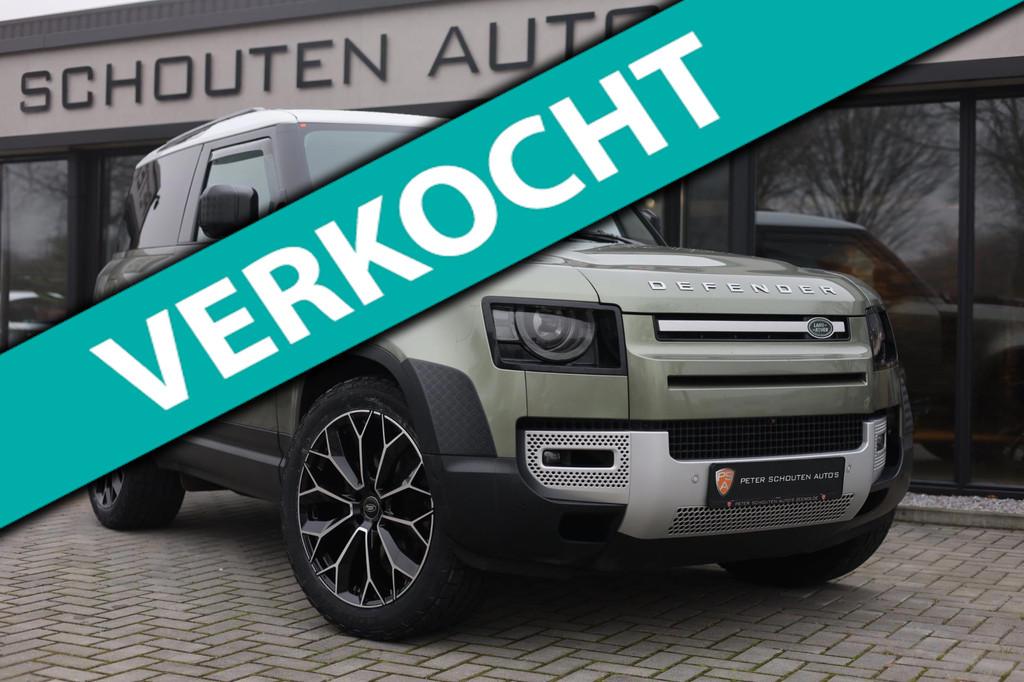 Land Rover Defender 90 P300 | Luchtvering | Navi | 360 Cam., Automaat, Gebruikt, Zwart, 4 cilinders