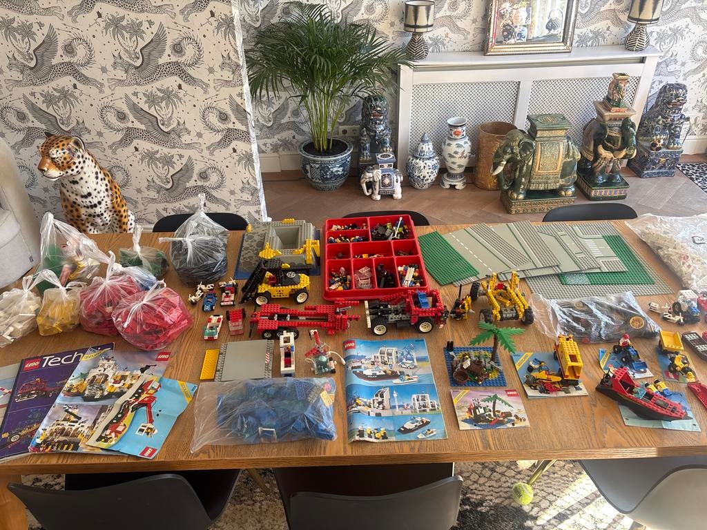 Grote partij vintage Lego + instructieboekjes / grondplaten, Kinderen en Baby's, Speelgoed | Duplo en Lego, Gebruikt, Lego, Complete set