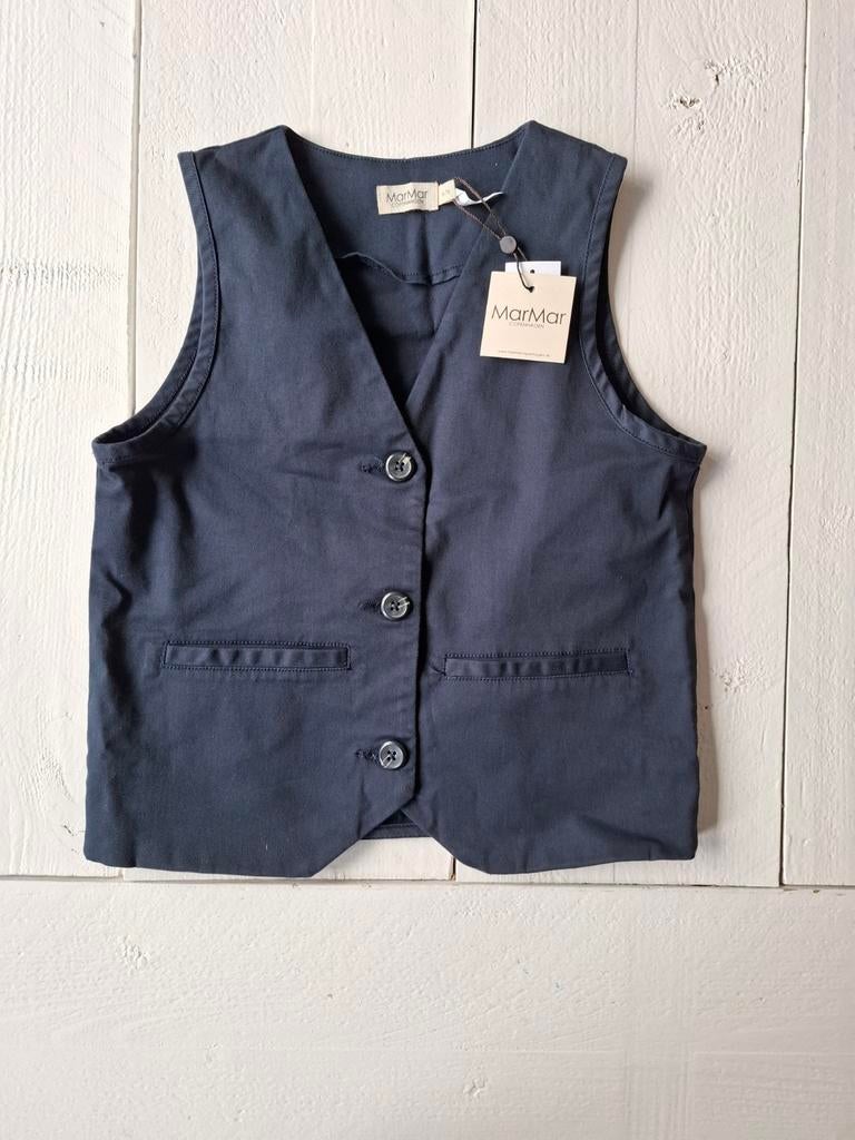 MarMar Copenhagen navy gilet vestje 6-7 116/122, Ophalen of Verzenden, Nieuw