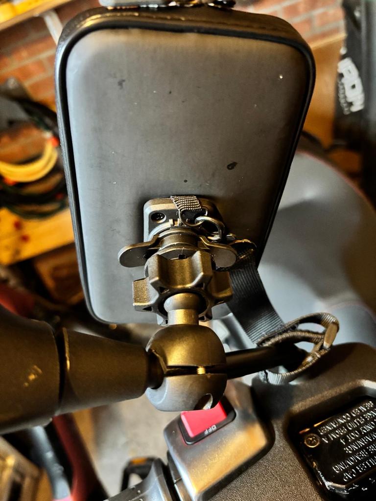 Opti Line telefoonhouder voor motor, Ophalen of Verzenden, Gebruikt