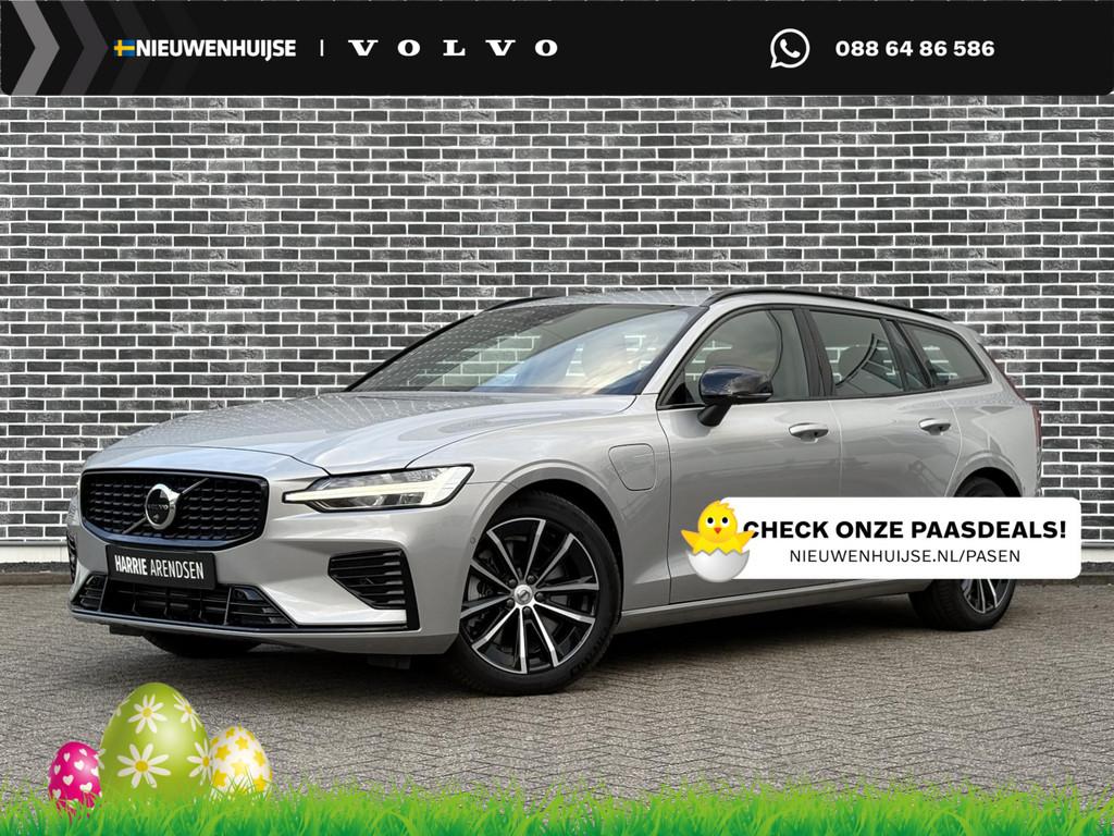 Volvo V60 2.0 T6 Plug-in hybrid AWD Plus Dark | Adaptive Cru, Auto's, Volvo, Automaat, 12 maanden, Stof, Gebruikt