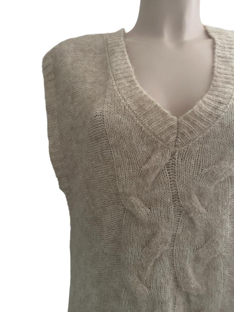 Yaya top S, Beige, Ophalen of Verzenden, Zo goed als nieuw, Korte mouw