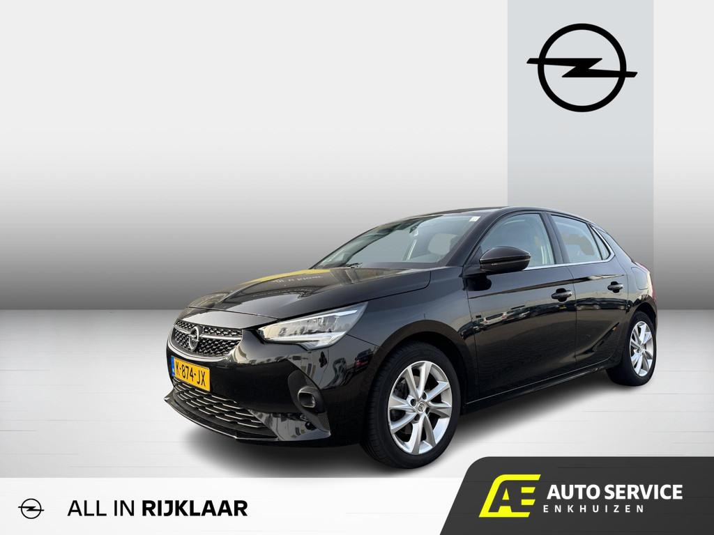 Opel Corsa 1.2 Turbo Elegance 1e eigenaar NL auto | 100 pk!, Voorwielaandrijving, 12 maanden, Stof, Gebruikt