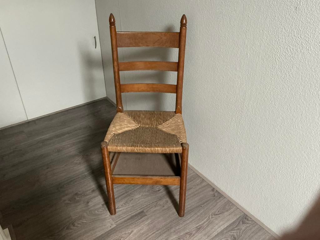 Bidstoelen 4x, Antiek en Kunst, Antiek | Meubels | Stoelen en Banken, Ophalen