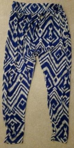 Harem trainingsbroek blauw maat xs 34 sport broek broeken, Zo goed als nieuw, Maat 34 (XS) of kleiner, Lang, Verzenden