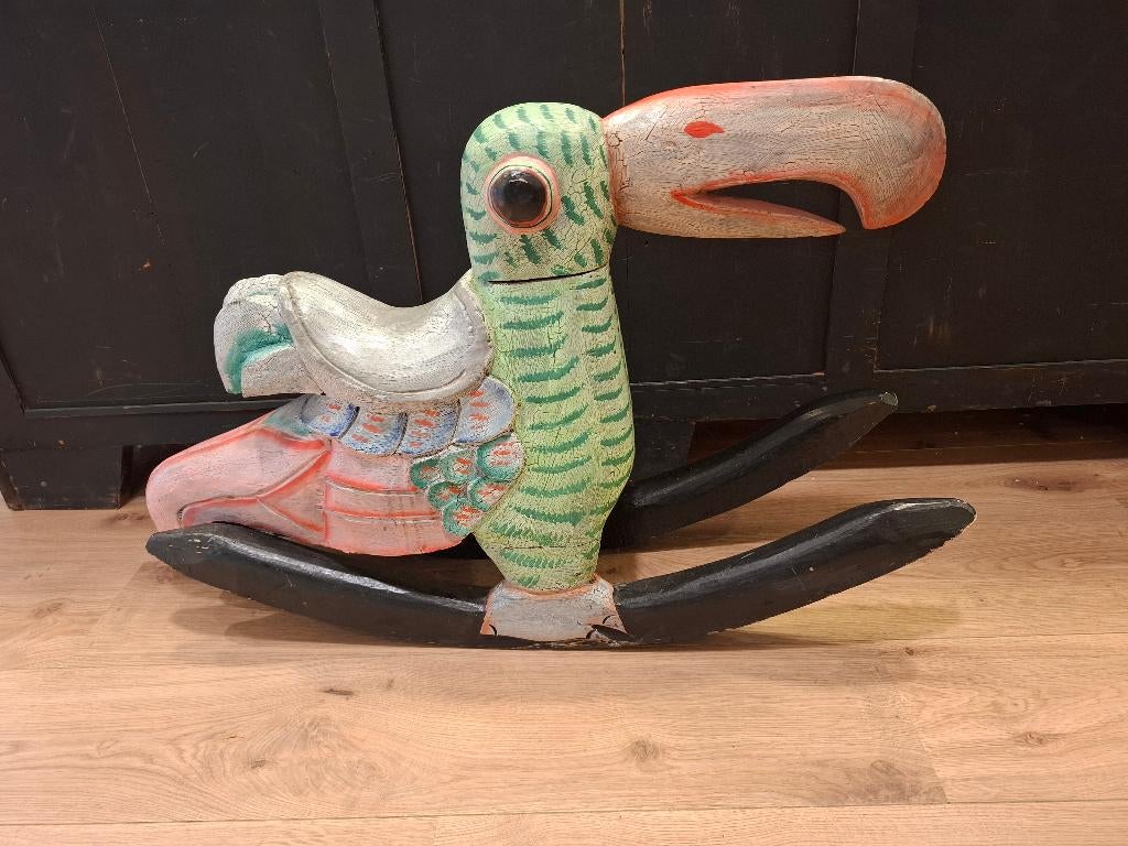 Vintage Schommelstoel Pelikaan, Ophalen, Gebruikt