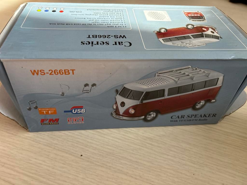 Car series WS-266BT speaker, Ophalen of Verzenden, Nieuw, Overige typen, Overige merken