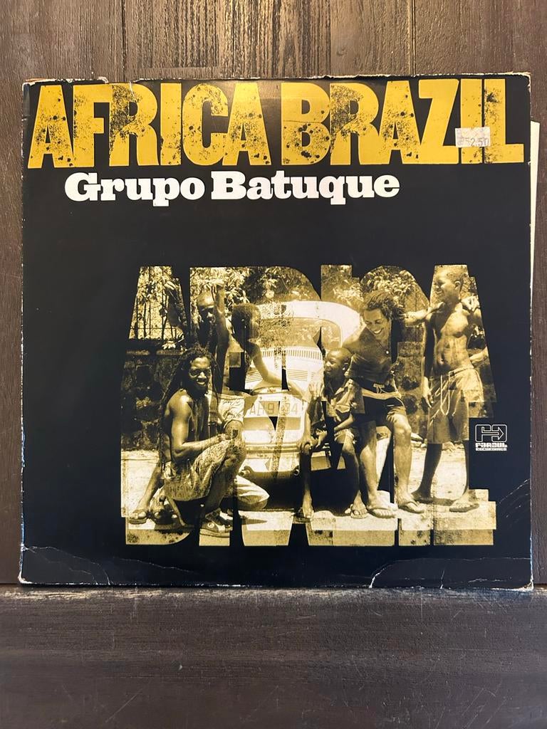 Africa Brazil - Grupo Batuque LP (Vinyl), Cd's en Dvd's, Ophalen of Verzenden, Gebruikt, 12 inch, Latijns-Amerikaans
