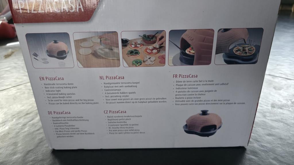 Pizza oven, Ophalen, Nieuw