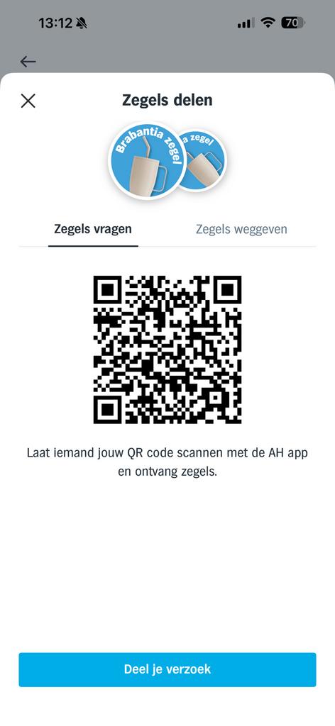 AH Brabantia zegels (gezocht), Eén persoon, Kortingsbon