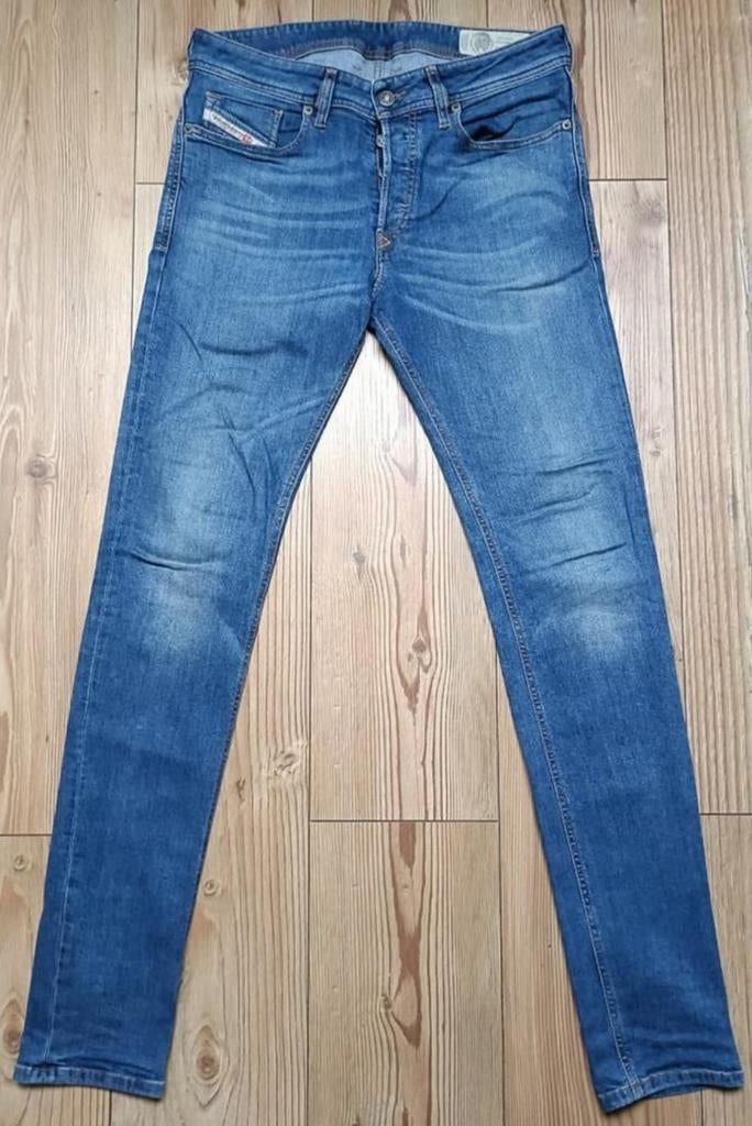 Diesel Sleenker maat 30-32, Kleding | Heren, Spijkerbroeken en Jeans, Ophalen of Verzenden, Zo goed als nieuw, Blauw, W32 (confectie 46) of kleiner