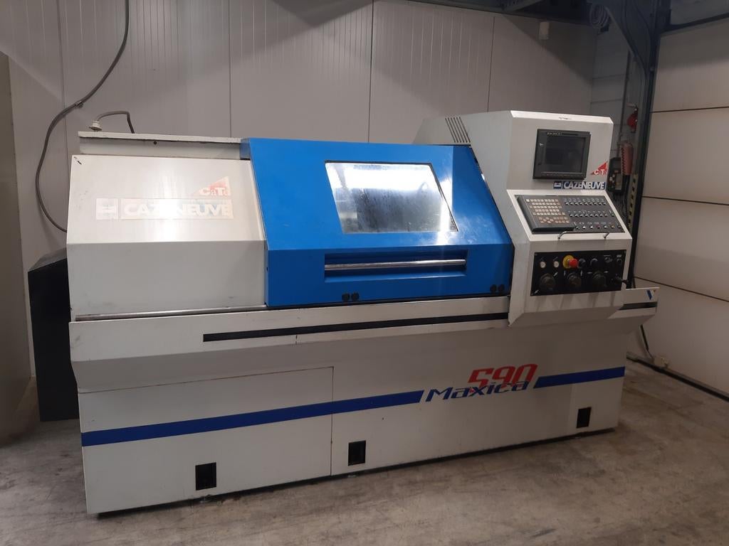 Cnc draaibank Cazeneuve Maxica 590 Fanuc 1100 TDC, Ophalen, Gebruikt, 1000 mm of meer, Metaaldraaibank