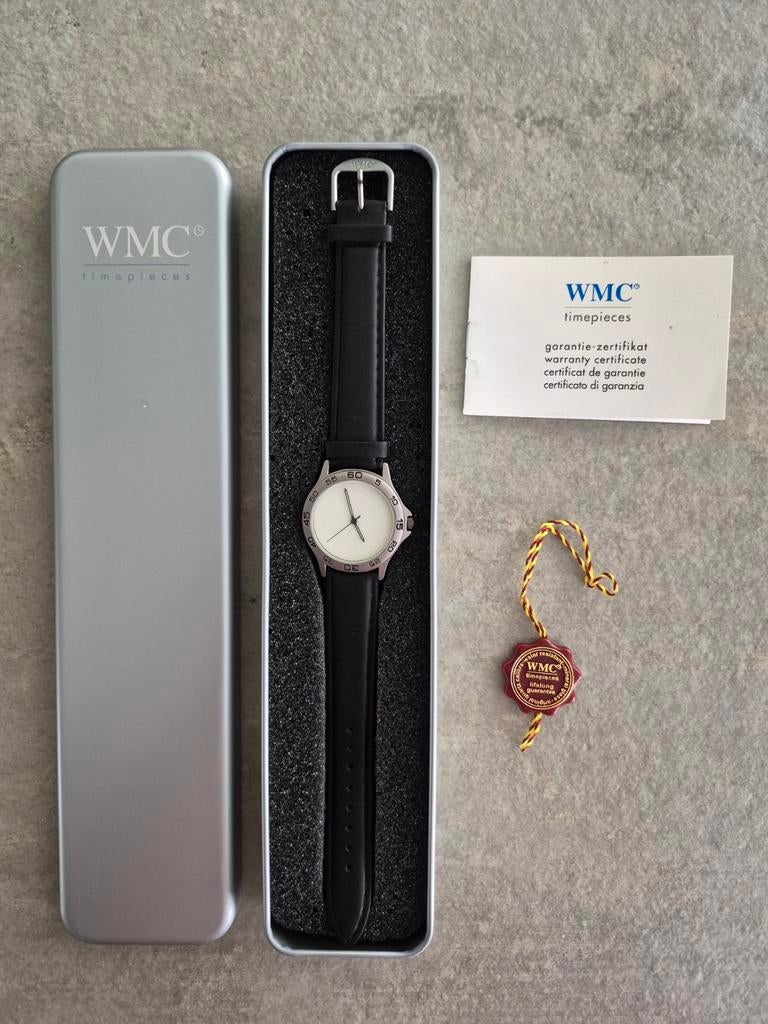 Vintage WMC 8811 Horloge - Ongebruikt met originele doos, Overige merken, Leer, Staal, Polshorloge