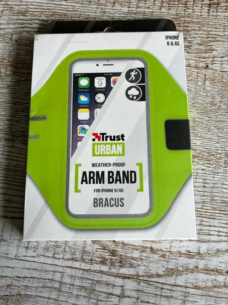 Weather-proof armband hardlopen iPhone SE 2022, Textiel, Waterdicht, Overige merken, Hoesje of Tasje