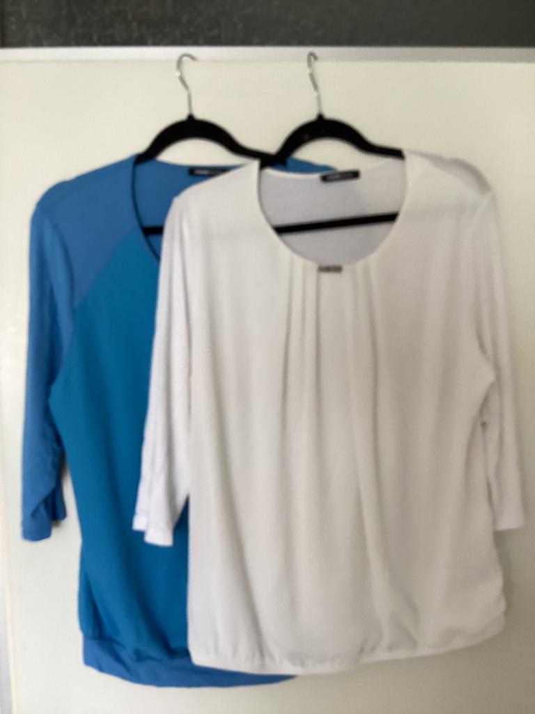 Frank Walder tuniekjes mt42 2 stuks, Kleding | Dames, Tops, Overige kleuren, Maat 42/44 (L), Ophalen of Verzenden, Korte mouw