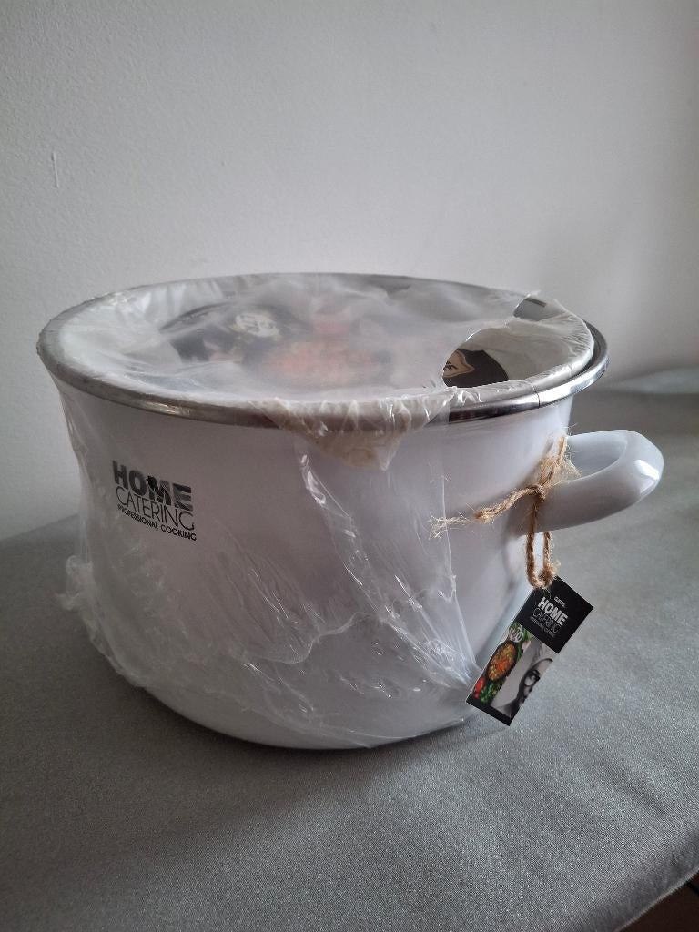 Nieuwe Soep-/Stamppotpan 5 ltr. Home Catering, Overige materialen, Inductieplaat, Nieuw, Ophalen