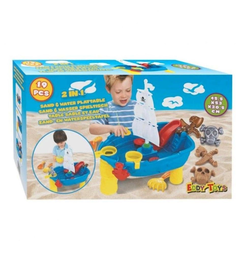 Piratenboot Zand- en Watertafel - 19dlc, -, -, Nieuw, Ophalen of Verzenden